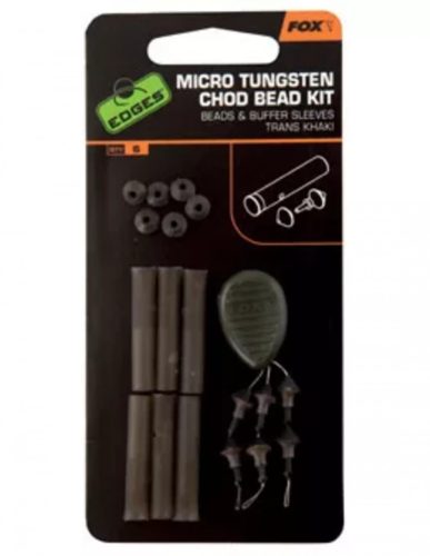 Edges Tungsten Chod bead kit x 6 beads / buffer sleeves