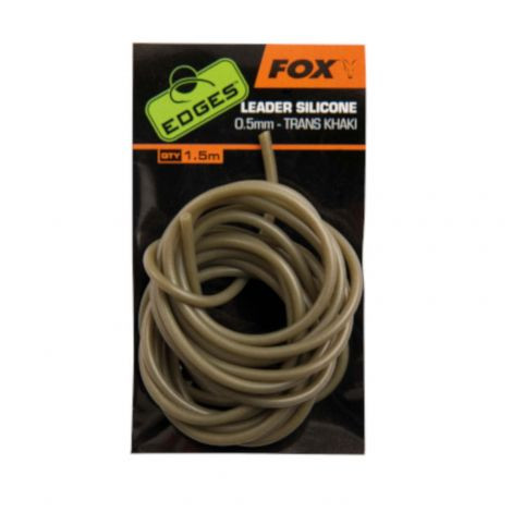 Edges leader silicone 0.5mm trans khaki x 1.5m