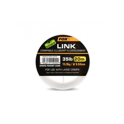 Link crimpable illusion fluorocarbon 35lb 15,9kg 20m