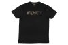 FOX Black/Camo Print T-Shirt Póló S