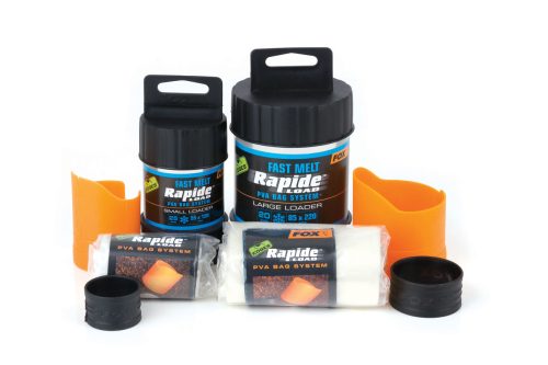 FOX EDGES™ RAPIDE™ LOAD PVA BAG SYSTEM - FAST MELT Fast Melt 85mm x 140mm Bags/Too - 25 Bags