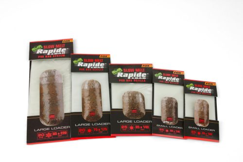 FOX EDGES™ RAPIDE™ LOAD PVA BAG REFILLS Slow Melt Refills 85mm x 140mm Bags/Too - 25 Bags