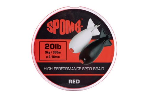 High performance spod braid 20lb 9kg 0,18mm 300m red