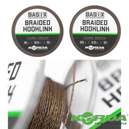 Basix Braided Hooklink 10m/18lb