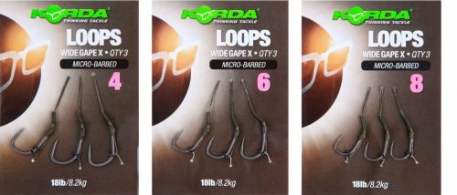 Loops Wide Gape X Micro Barbed 8/18lb