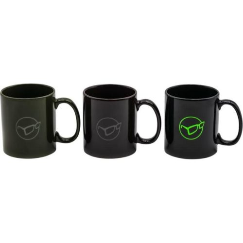 Korda Mug Glasses Logo Olive Kerámia Bögre