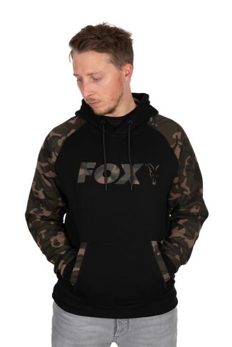 Fox Kapucnis Pulóver Black/Camo Raglan Hoodie